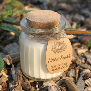 Linen Fresh Soy Pot of Fragrance Candle (x2) - Quiet Rituals