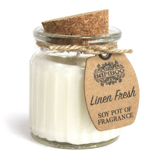 Linen Fresh Soy Pot of Fragrance Candle (x2) - Quiet Rituals