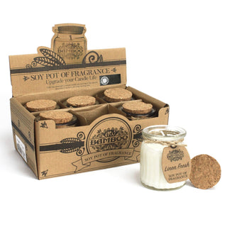 Linen Fresh Soy Pot of Fragrance Candle (x2) - Quiet Rituals