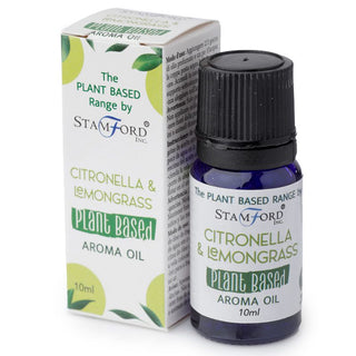 Plant Based Aroma Oil - Citronella & Lemongrass (10 mL) - Bubble & Wick