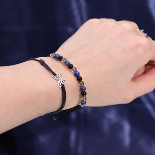 Scorpio - Zodiac Crystal Candle with Gemstone Bracelet - Quiet Rituals