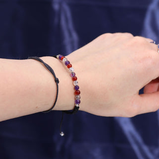Virgo - Zodiac Crystal Candle with Gemstone Bracelet - Quiet Rituals
